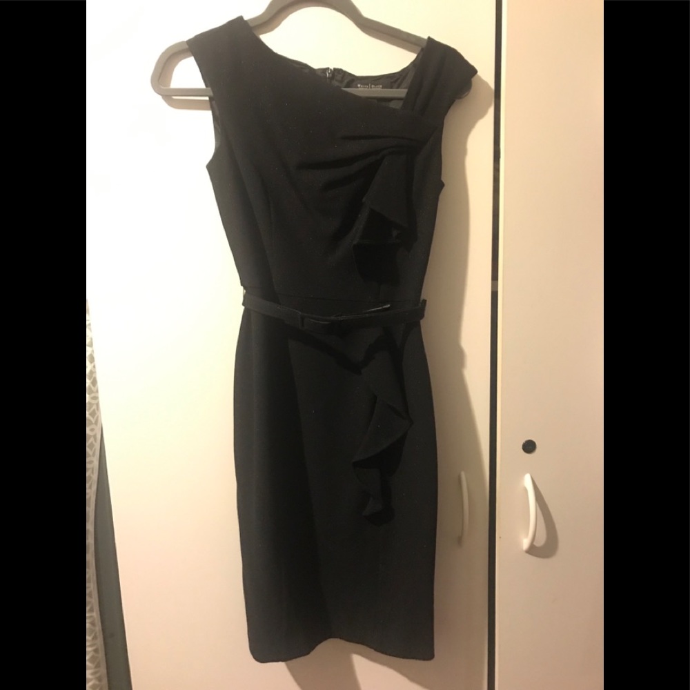 Shimmery black cocktail dress